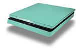 Vinyl Decal Skin Wrap compatible with Sony PlayStation 4 Slim Console Solids Collection Seafoam Green (PS4 NOT INCLUDED)
