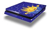 Vinyl Decal Skin Wrap compatible with Sony PlayStation 4 Slim Console Moon Sun (PS4 NOT INCLUDED)