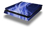 Vinyl Decal Skin Wrap compatible with Sony PlayStation 4 Slim Console Mystic Vortex Blue (PS4 NOT INCLUDED)