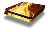 Vinyl Decal Skin Wrap compatible with Sony PlayStation 4 Slim Console Mystic Vortex Yellow (PS4 NOT INCLUDED)