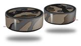 Skin Wrap Decal Set 2 Pack for Amazon Echo Dot 2 - Camouflage Brown (2nd Generation ONLY - Echo NOT INCLUDED)