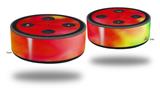 Skin Wrap Decal Set 2 Pack for Amazon Echo Dot 2 - Tie Dye (2nd Generation ONLY - Echo NOT INCLUDED)