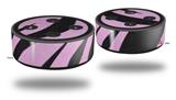 Skin Wrap Decal Set 2 Pack for Amazon Echo Dot 2 - Zebra Skin Pink (2nd Generation ONLY - Echo NOT INCLUDED)
