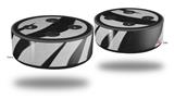 Skin Wrap Decal Set 2 Pack for Amazon Echo Dot 2 - Zebra Skin (2nd Generation ONLY - Echo NOT INCLUDED)