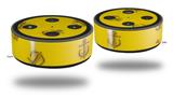 Skin Wrap Decal Set 2 Pack for Amazon Echo Dot 2 - Anchors Away Yellow (2nd Generation ONLY - Echo NOT INCLUDED)