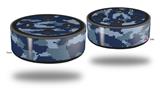 Skin Wrap Decal Set 2 Pack for Amazon Echo Dot 2 - WraptorCamo Digital Camo Navy (2nd Generation ONLY - Echo NOT INCLUDED)