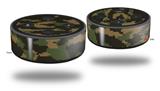 Skin Wrap Decal Set 2 Pack for Amazon Echo Dot 2 - WraptorCamo Digital Camo Timber (2nd Generation ONLY - Echo NOT INCLUDED)
