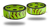 Skin Wrap Decal Set 2 Pack for Amazon Echo Dot 2 - Softball (2nd Generation ONLY - Echo NOT INCLUDED)