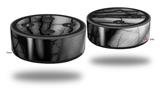 Skin Wrap Decal Set 2 Pack for Amazon Echo Dot 2 - Lightning Black (2nd Generation ONLY - Echo NOT INCLUDED)
