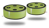 Skin Wrap Decal Set 2 Pack for Amazon Echo Dot 2 - Solids Collection Sage Green (2nd Generation ONLY - Echo NOT INCLUDED)
