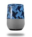 Decal Style Skin Wrap for Google Home Original - Retro Houndstooth Blue (GOOGLE HOME NOT INCLUDED)