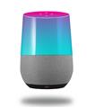 Decal Style Skin Wrap for Google Home Original - Smooth Fades Neon Teal Hot Pink (GOOGLE HOME NOT INCLUDED)