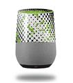 Decal Style Skin Wrap for Google Home Original - Halftone Splatter Green White (GOOGLE HOME NOT INCLUDED)