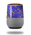 Decal Style Skin Wrap for Google Home Original - Halftone Splatter Orange Blue (GOOGLE HOME NOT INCLUDED)