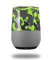 Decal Style Skin Wrap for Google Home Original - WraptorCamo Old School Camouflage Camo Lime Green (GOOGLE HOME NOT INCLUDED)