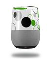 Decal Style Skin Wrap for Google Home Original - Lots of Dots Green on White (GOOGLE HOME NOT INCLUDED)