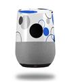 Decal Style Skin Wrap for Google Home Original - Lots of Dots Blue on White (GOOGLE HOME NOT INCLUDED)