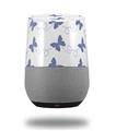 Decal Style Skin Wrap for Google Home Original - Pastel Butterflies Blue on White (GOOGLE HOME NOT INCLUDED)