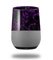 Decal Style Skin Wrap for Google Home Original - Twisted Garden Purple and Hot Pink (GOOGLE HOME NOT INCLUDED)