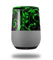 Decal Style Skin Wrap for Google Home Original - Twisted Garden Green and Hot Pink (GOOGLE HOME NOT INCLUDED)