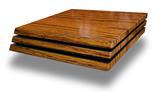 Vinyl Decal Skin Wrap compatible with Sony PlayStation 4 Pro Console Wood Grain - Oak 01 (PS4 NOT INCLUDED)