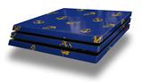 Vinyl Decal Skin Wrap compatible with Sony PlayStation 4 Pro Console Anchors Away Blue (PS4 NOT INCLUDED)