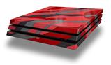 Vinyl Decal Skin Wrap compatible with Sony PlayStation 4 Pro Console Camouflage Red (PS4 NOT INCLUDED)