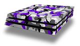 Vinyl Decal Skin Wrap compatible with Sony PlayStation 4 Pro Console Sexy Girl Silhouette Camo Purple (PS4 NOT INCLUDED)