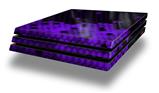 Vinyl Decal Skin Wrap compatible with Sony PlayStation 4 Pro Console HEX Purple (PS4 NOT INCLUDED)
