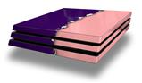 Vinyl Decal Skin Wrap compatible with Sony PlayStation 4 Pro Console Ripped Colors Purple Pink (PS4 NOT INCLUDED)