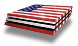 Vinyl Decal Skin Wrap compatible with Sony PlayStation 4 Pro Console USA American Flag 01 (PS4 NOT INCLUDED)
