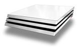 Vinyl Decal Skin Wrap compatible with Sony PlayStation 4 Pro Console Solids Collection White (PS4 NOT INCLUDED)