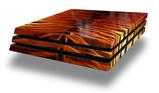 Vinyl Decal Skin Wrap compatible with Sony PlayStation 4 Pro Console Fractal Fur Tiger (PS4 NOT INCLUDED)