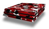 Vinyl Decal Skin Wrap compatible with Sony PlayStation 4 Pro Console WraptorCamo Digital Camo Red (PS4 NOT INCLUDED)