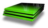 Vinyl Decal Skin Wrap compatible with Sony PlayStation 4 Pro Console Smooth Fades Green Black (PS4 NOT INCLUDED)