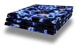 Vinyl Decal Skin Wrap compatible with Sony PlayStation 4 Pro Console Electrify Blue (PS4 NOT INCLUDED)