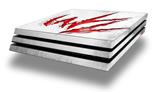 Vinyl Decal Skin Wrap compatible with Sony PlayStation 4 Pro Console WraptorSkinz WZ on White (PS4 NOT INCLUDED)