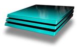 Vinyl Decal Skin Wrap compatible with Sony PlayStation 4 Pro Console Smooth Fades Neon Teal Black (PS4 NOT INCLUDED)