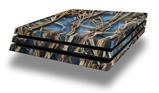 Vinyl Decal Skin Wrap compatible with Sony PlayStation 4 Pro Console WraptorCamo Grassy Marsh Camo Neon Blue (PS4 NOT INCLUDED)