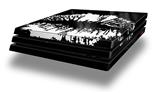 Vinyl Decal Skin Wrap compatible with Sony PlayStation 4 Pro Console Big Kiss Lips White on Black (PS4 NOT INCLUDED)