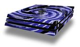 Vinyl Decal Skin Wrap compatible with Sony PlayStation 4 Pro Console Alecias Swirl 02 Blue (PS4 NOT INCLUDED)