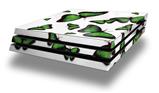 Vinyl Decal Skin Wrap compatible with Sony PlayStation 4 Pro Console Butterflies Green (PS4 NOT INCLUDED)