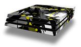 Vinyl Decal Skin Wrap compatible with Sony PlayStation 4 Pro Console Abstract 02 Yellow (PS4 NOT INCLUDED)
