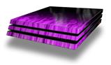 Vinyl Decal Skin Wrap compatible with Sony PlayStation 4 Pro Console Fire Purple (PS4 NOT INCLUDED)