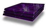 Vinyl Decal Skin Wrap compatible with Sony PlayStation 4 Pro Console Abstract 01 Purple (PS4 NOT INCLUDED)
