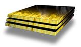 Vinyl Decal Skin Wrap compatible with Sony PlayStation 4 Pro Console Fire Yellow (PS4 NOT INCLUDED)
