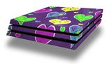 Vinyl Decal Skin Wrap compatible with Sony PlayStation 4 Pro Console Crazy Hearts (PS4 NOT INCLUDED)