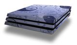 Vinyl Decal Skin Wrap compatible with Sony PlayStation 4 Pro Console Feminine Yin Yang Blue (PS4 NOT INCLUDED)