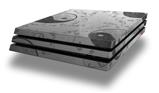 Vinyl Decal Skin Wrap compatible with Sony PlayStation 4 Pro Console Feminine Yin Yang Gray (PS4 NOT INCLUDED)