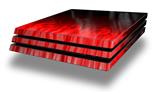 Vinyl Decal Skin Wrap compatible with Sony PlayStation 4 Pro Console Fire Red (PS4 NOT INCLUDED)